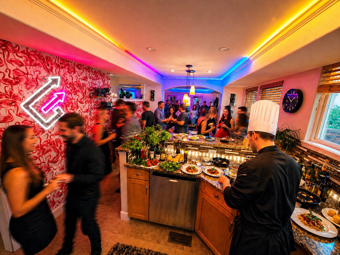 Experience Guide Culinary Party food setup