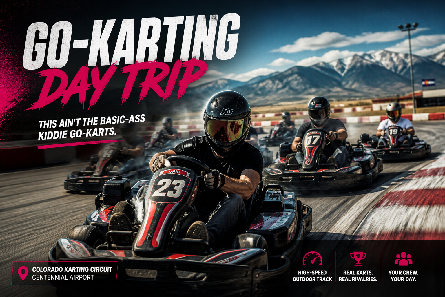 Go-Karting Day Trip at Colorado Karting Circuit