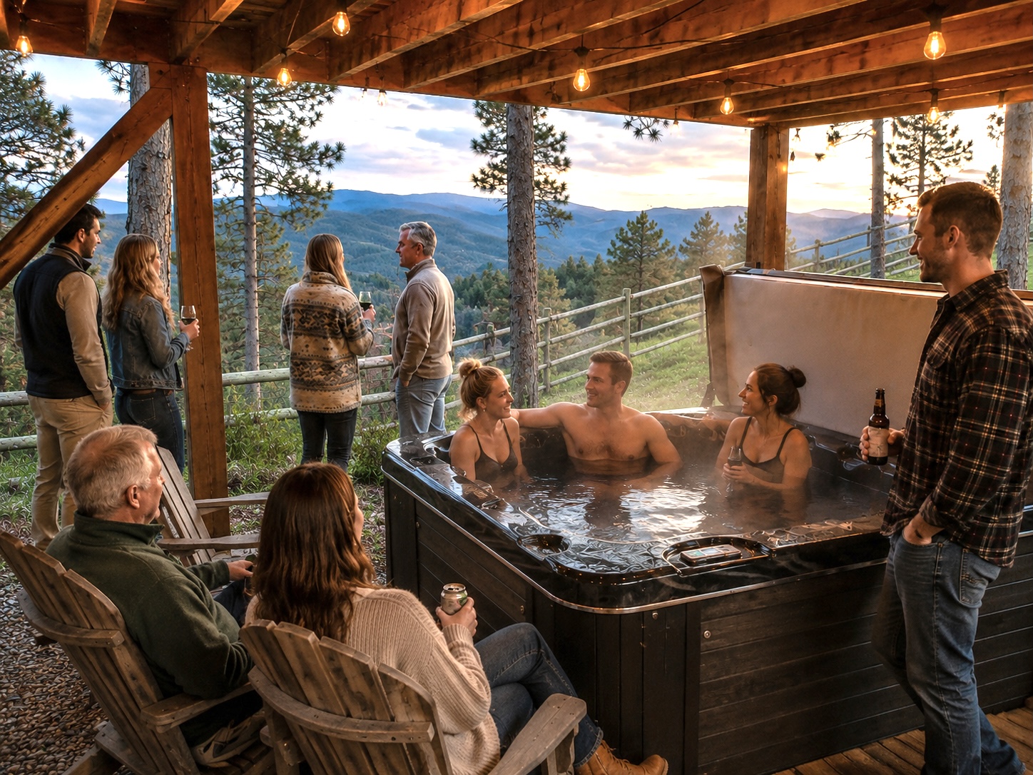 Colorado group enjoying a mountain trip with Experience Guide
