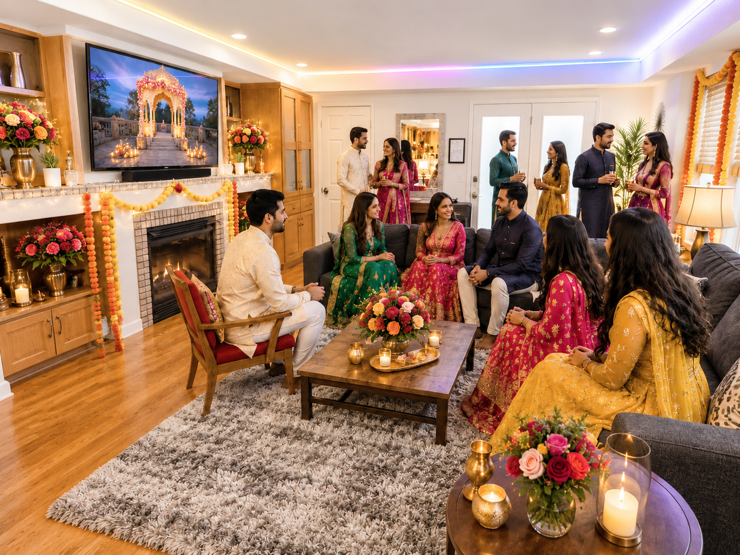 Indian wedding family group hosted by Experience Guide